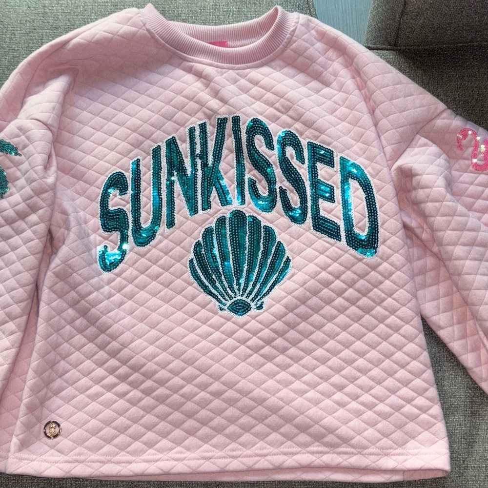 Simply Southern size small Sunkissed sequin pullover/ NWT